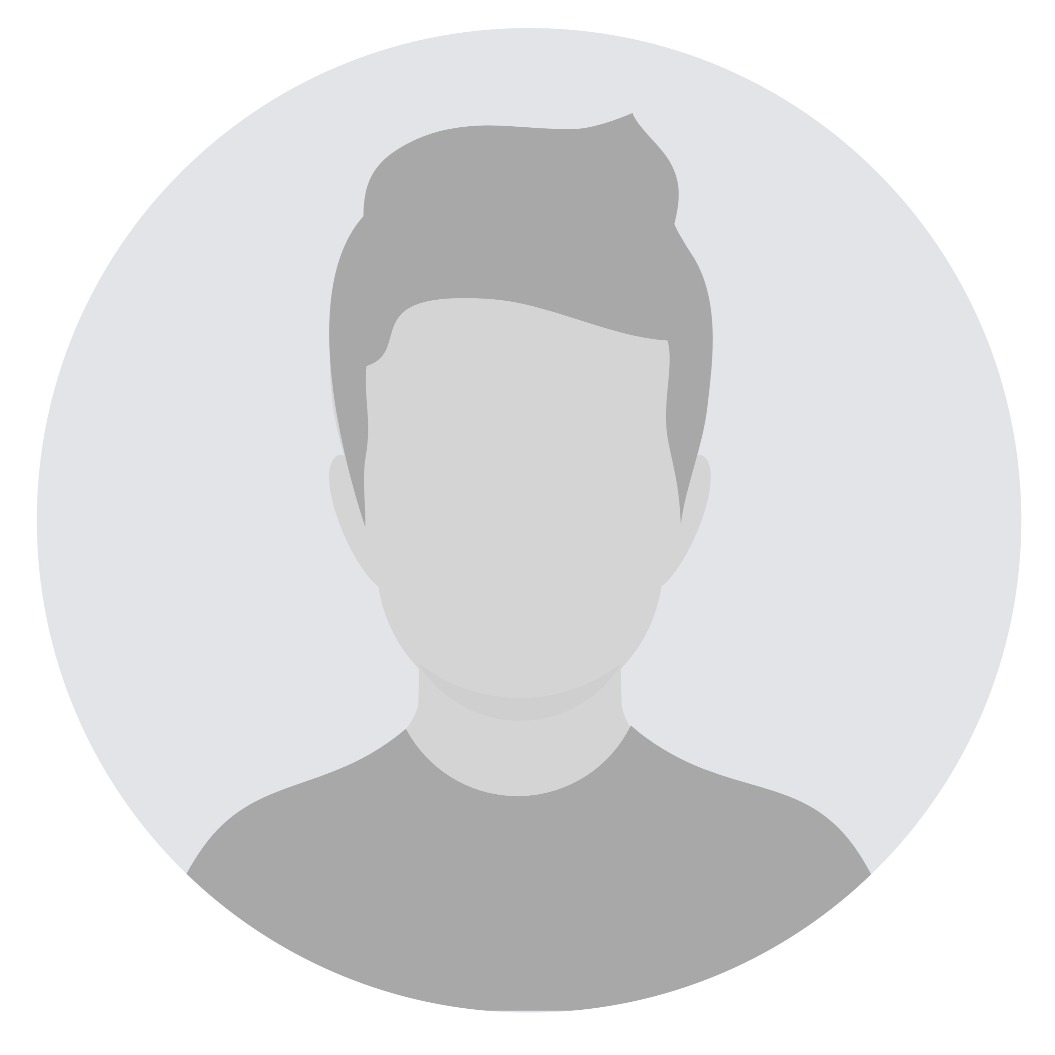Avatar eines Mannes Symbol. Silhouette männlich. Profile von abstrakten Menschen Illustration auf transparentem Hintergrund PNG.